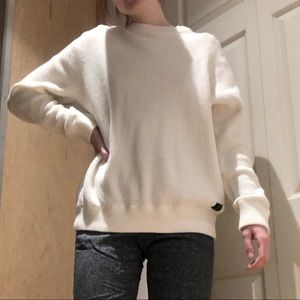 Cream Cable-knit Sweater